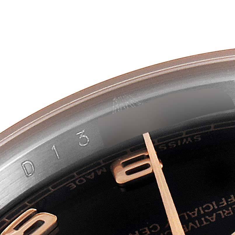 Rolex Datejust Steel Everose Gold Arabic Numerals Ladies Watch 179171 For Sale 2