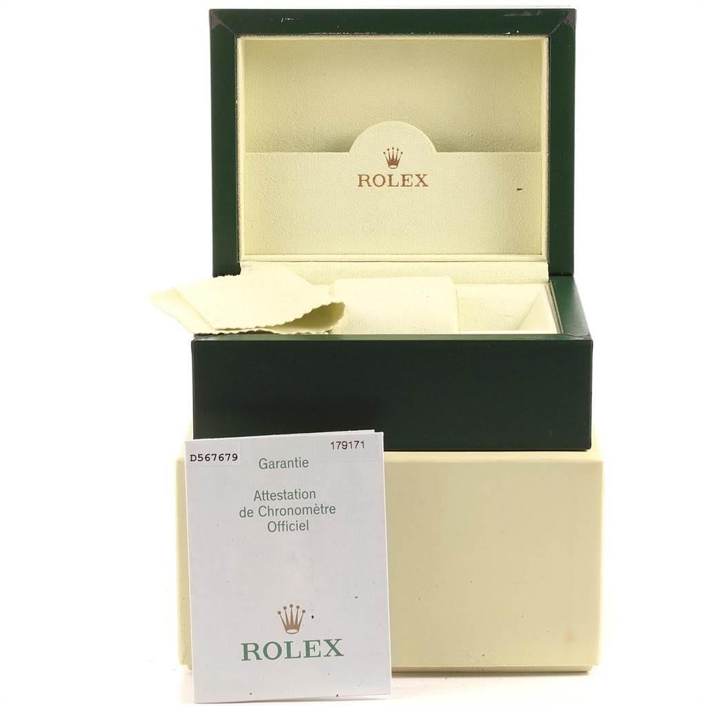 Rolex Datejust Steel Everose Gold Ladies Watch 179171 Box Papers For Sale 7