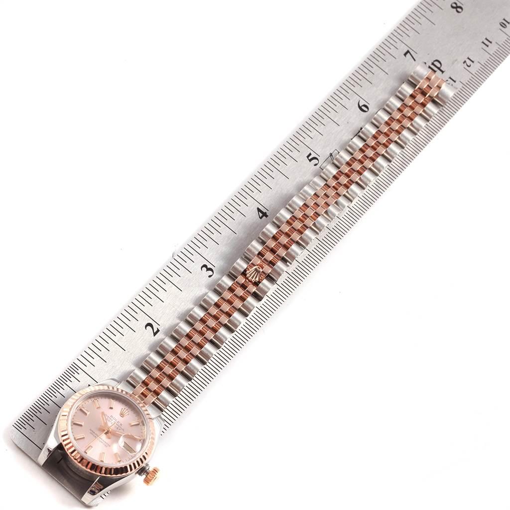Rolex Datejust Steel Everose Gold Ladies Watch 179171 Box Papers For Sale 5