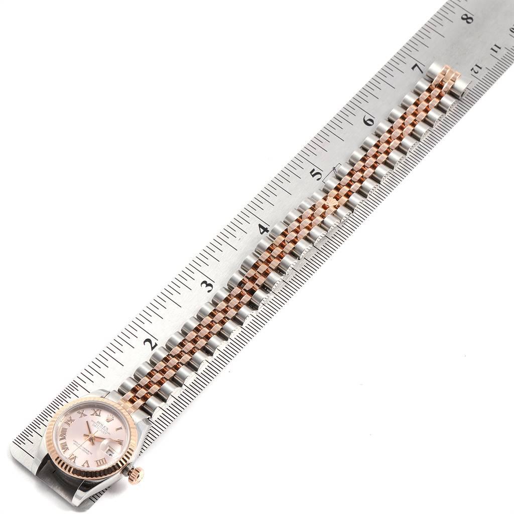 Rolex Datejust Steel Everose Gold Rose Dial Ladies Watch 179171 Box Papers For Sale 5