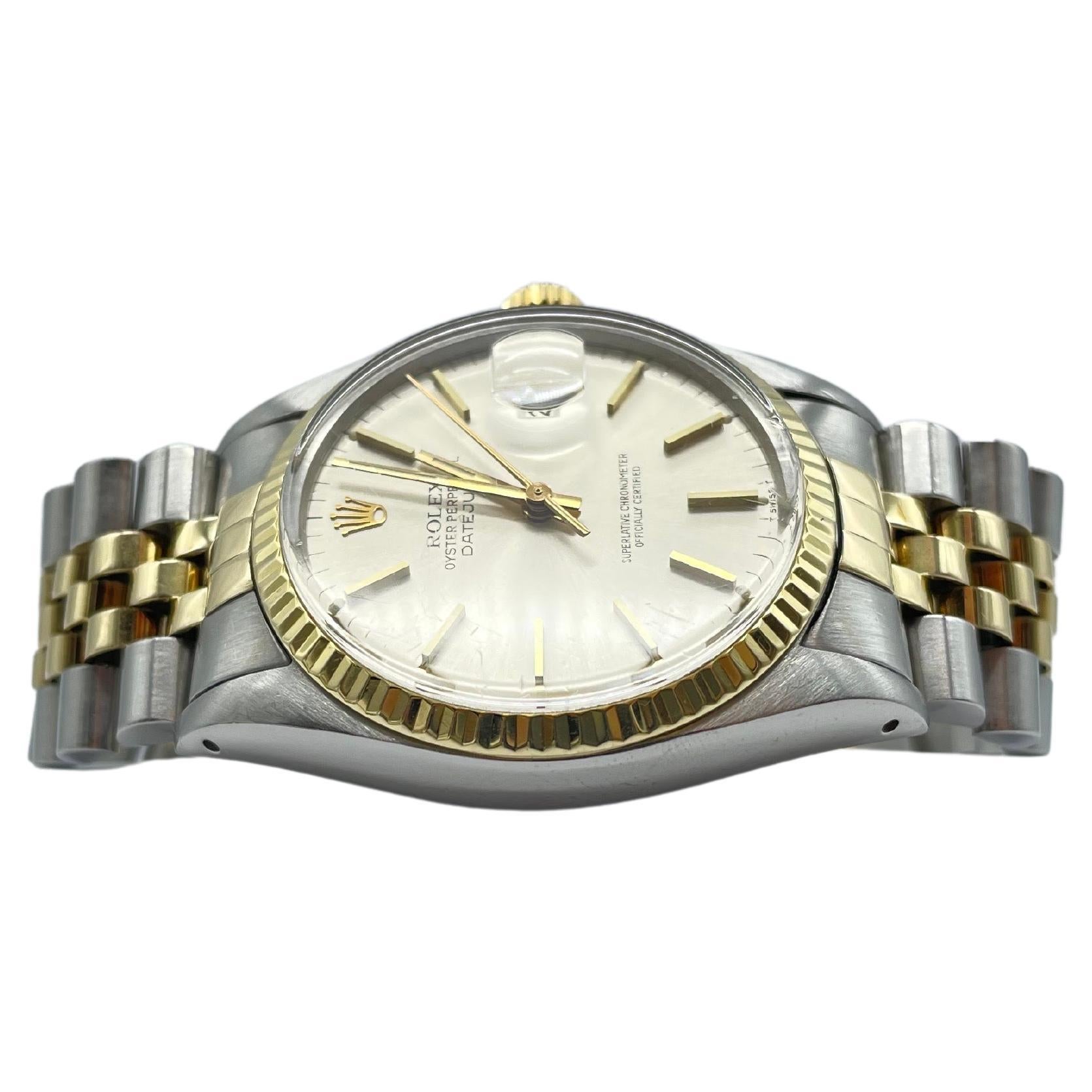 Aesthetic Movement Rolex Datejust Steel-Gold 36mm  For Sale