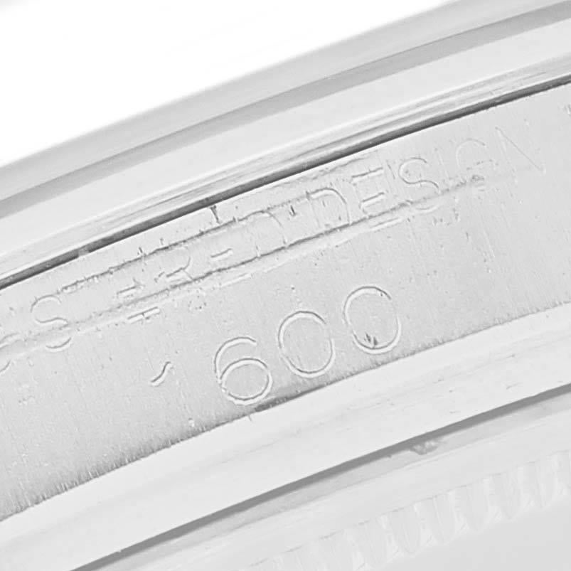 Rolex Datejust Steel Grey Dial Vintage Mens Watch 1600 In Good Condition In Atlanta, GA