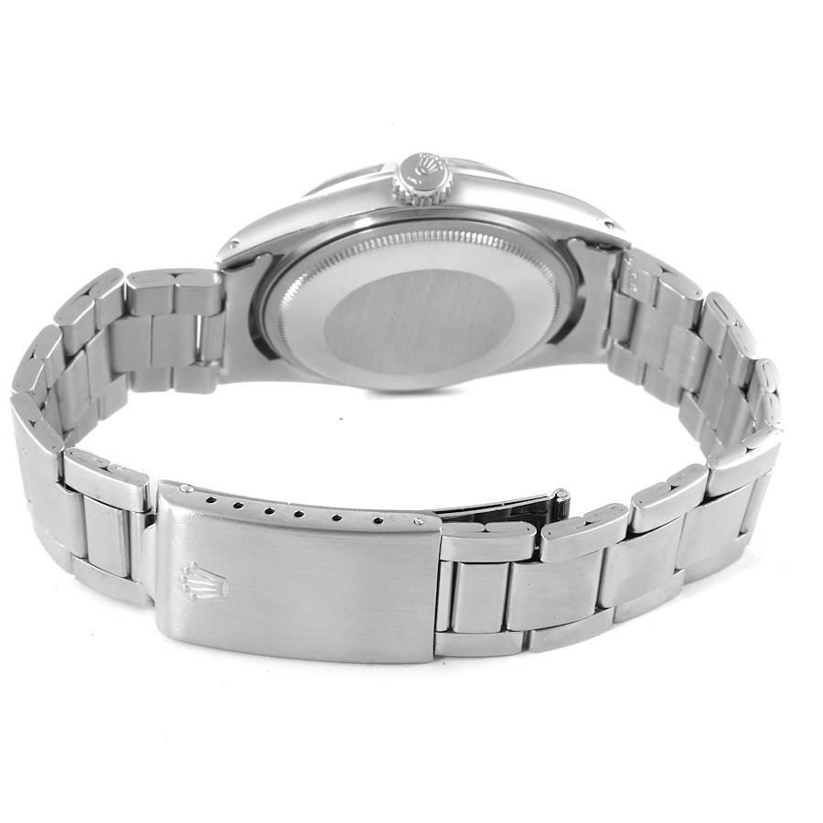 Rolex Datejust Steel Grey Dial Vintage Mens Watch 1600 For Sale 5
