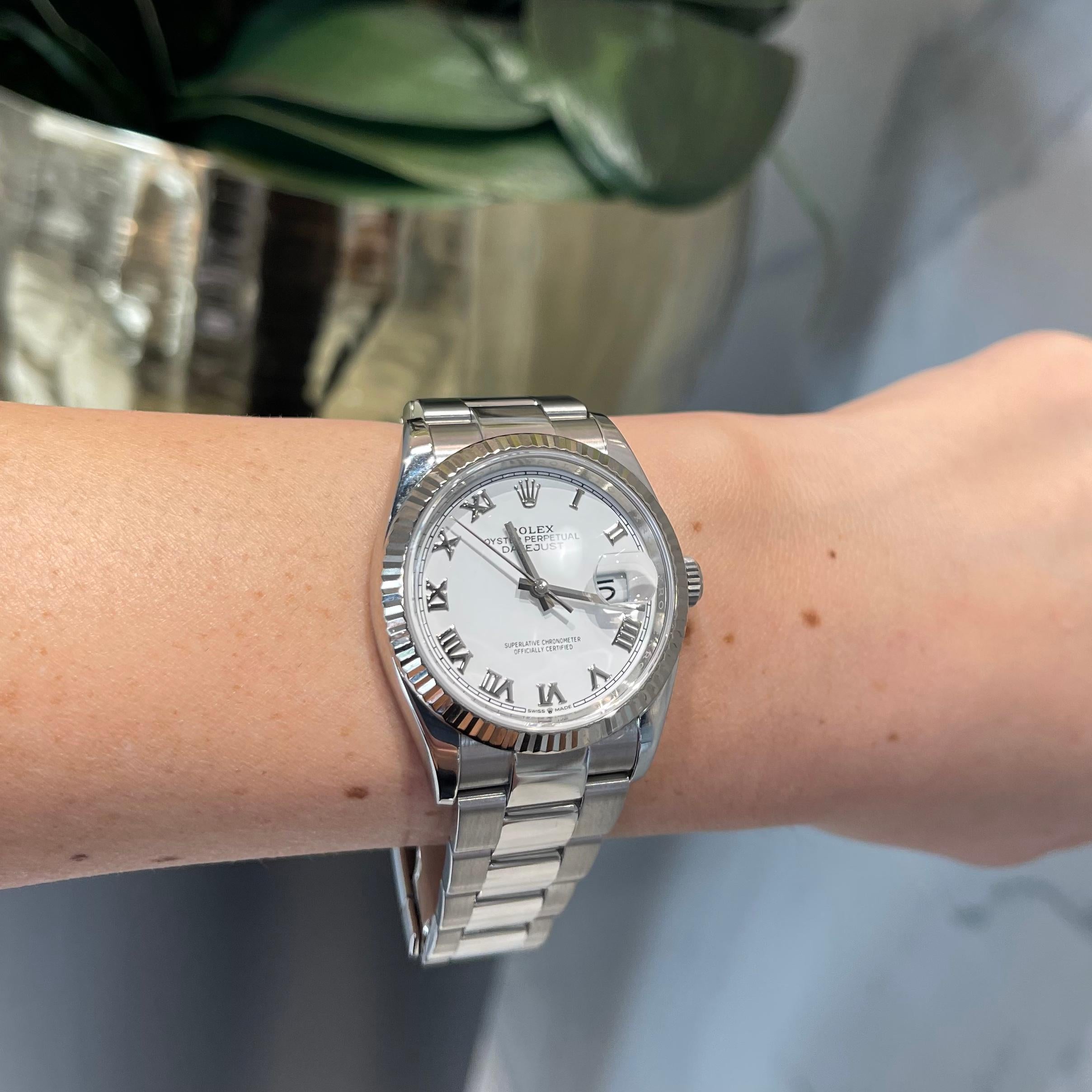 Rolex Datejust Steel & Oyster Bracelet Watch, 126234 4
