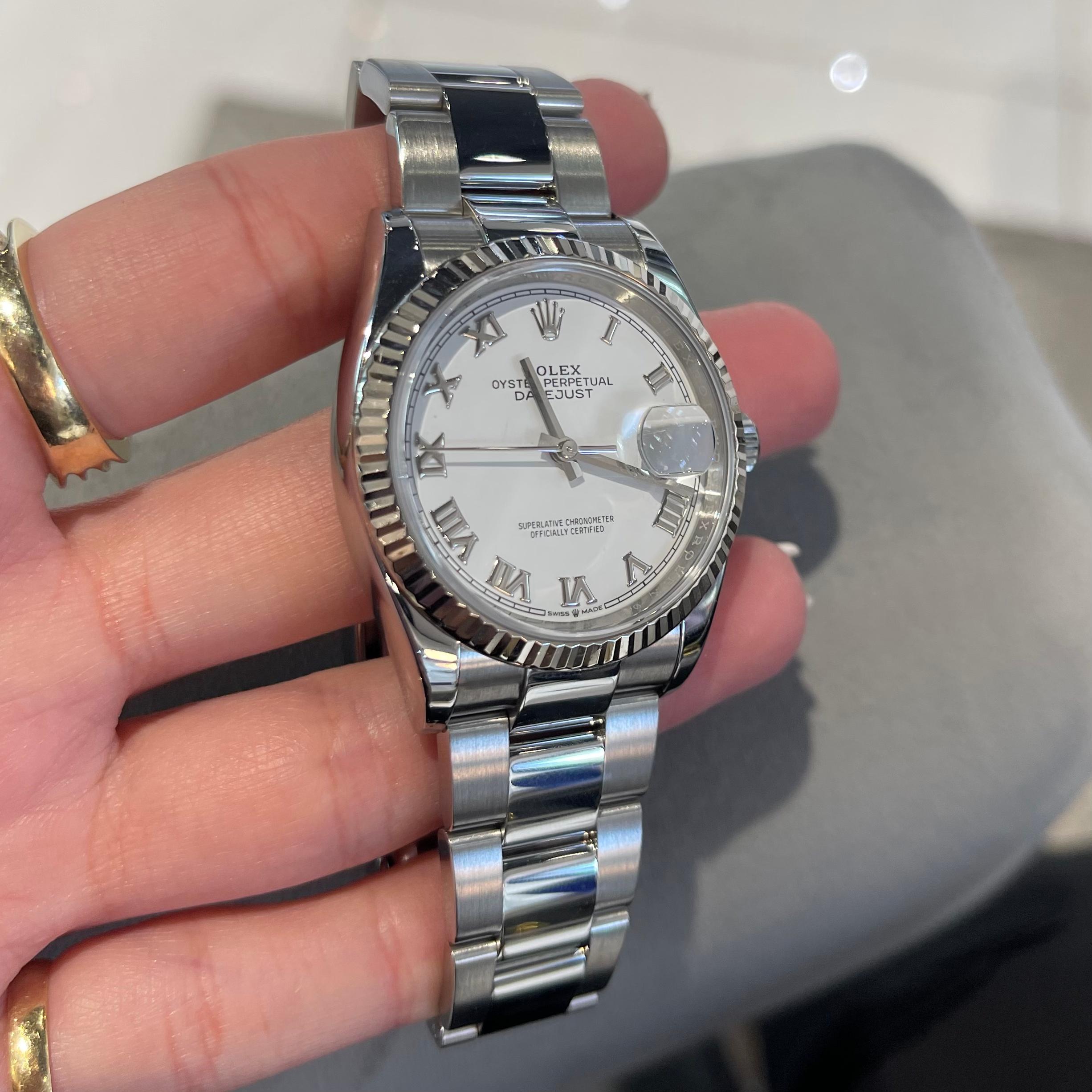 Rolex Datejust Steel & Oyster Bracelet Watch, 126234 5