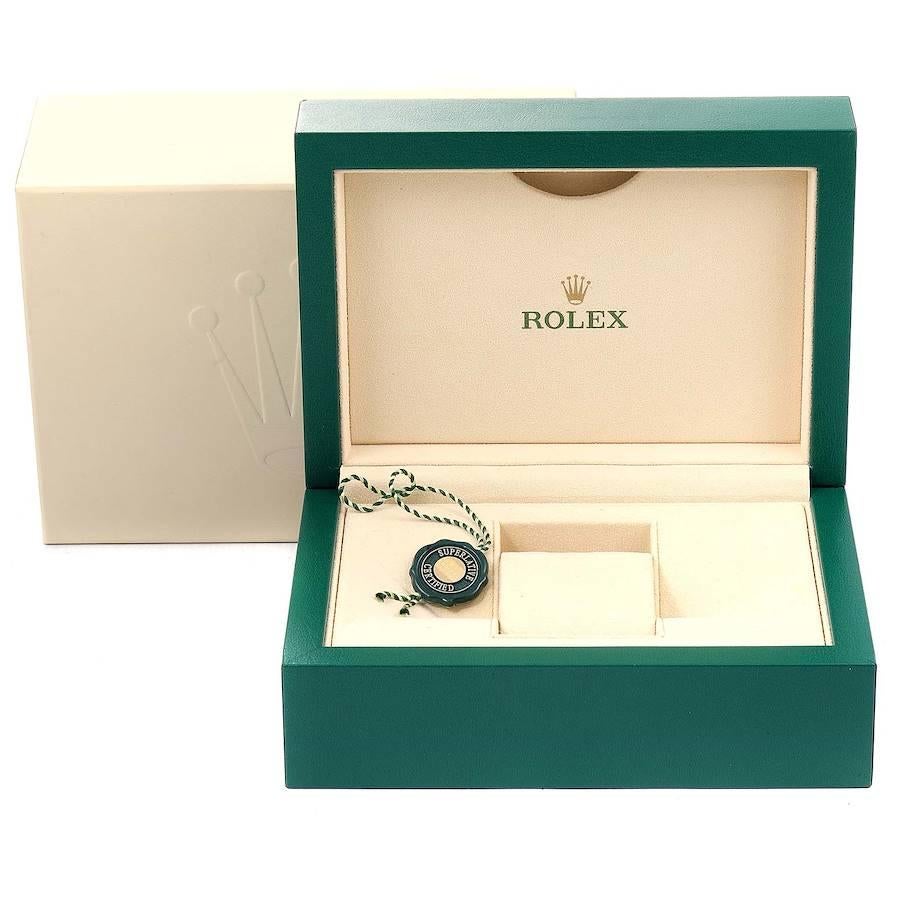 Rolex Datejust Steel Rose Gold Chocolate Diamond Dial Watch 279171 Unworn 2