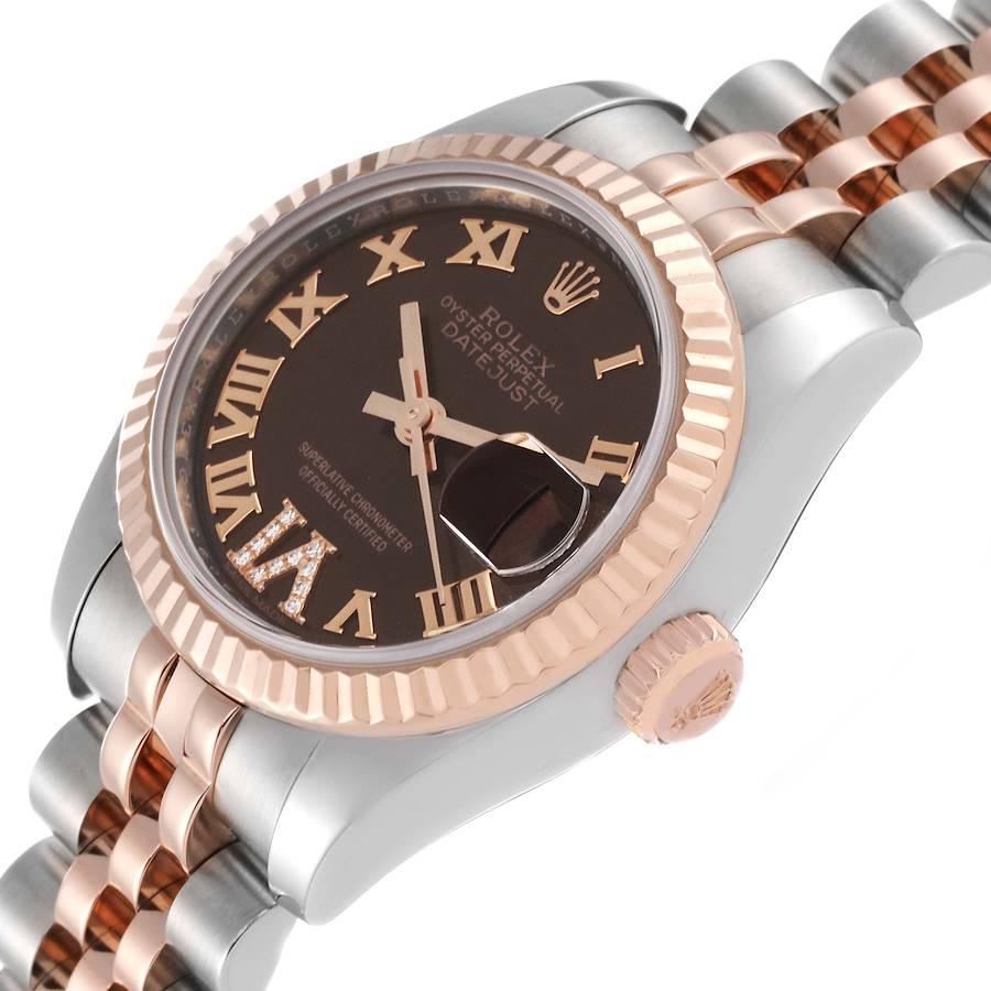 datejust rose gold and stainless steel automatic