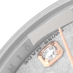 Rolex Datejust Steel Rose Gold Meteorite Diamond Ladies Watch 179171