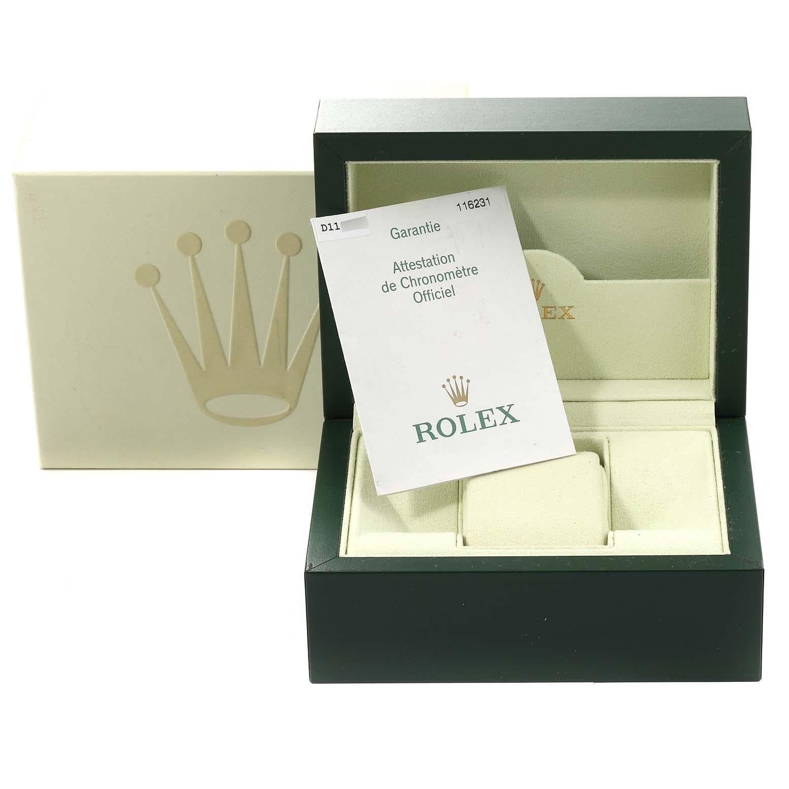 Rolex Datejust Acero Oro Rosa Esfera Rosa Reloj Caballero 116231 Caja Papeles 7