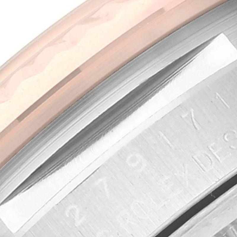 Rolex Datejust Stahl Rose Gold Pink Diamond Dial Damenuhr 279171 Box Karte 4