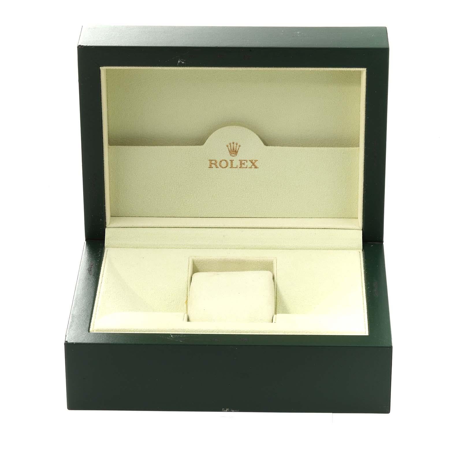 Rolex Datejust Stahl Rose Gold Pink Diamond Zifferblatt Herrenuhr 116231 im Angebot 3