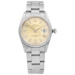 Rolex Datejust Steel Silver Sticks Dial Automatic Men’s 1991 Watch 16220