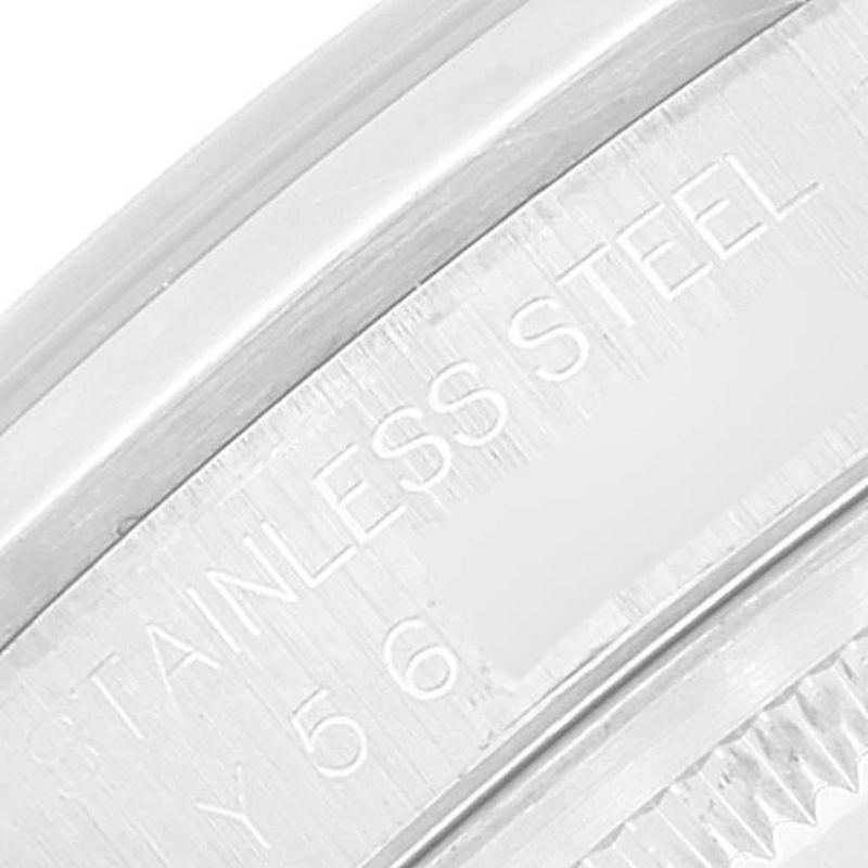 Men's Rolex Datejust Steel Silver Tapestry Dial Mens Watch 16200 Box Papers For Sale