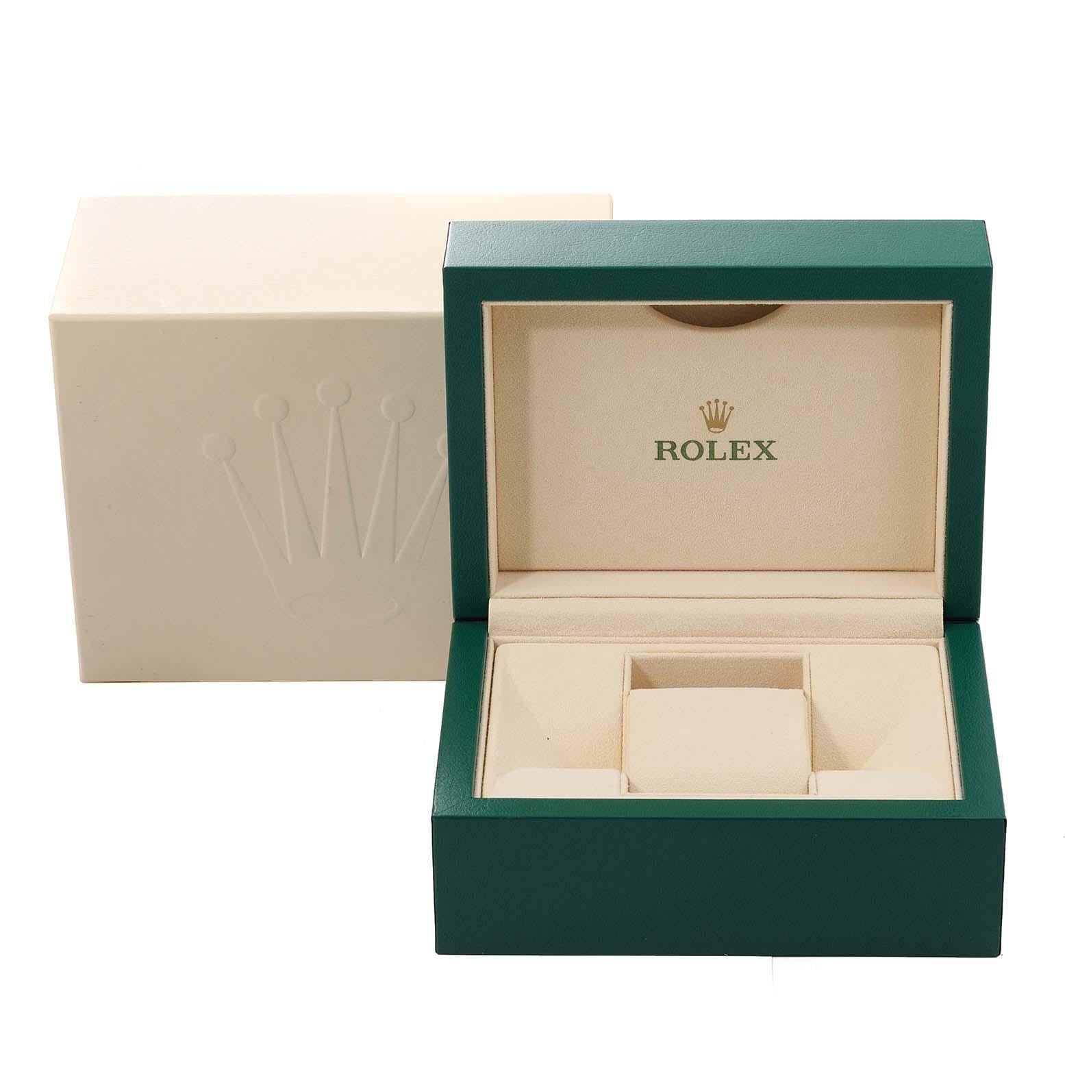 Rolex Montre Datejust d'anniversaire en acier et or blanc avec cadran en diamant pour hommes 126234 en vente 7