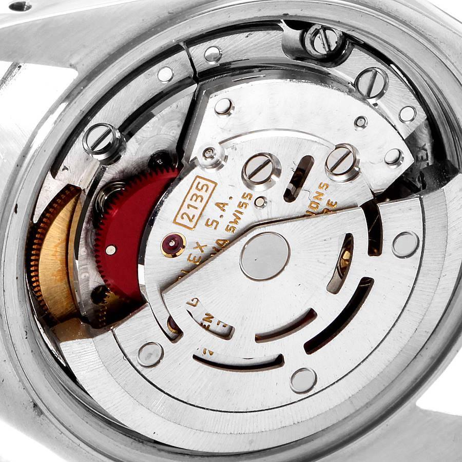 Rolex Datejust Steel White Gold Black Diamond Dial Ladies Watch 69174 For Sale 4