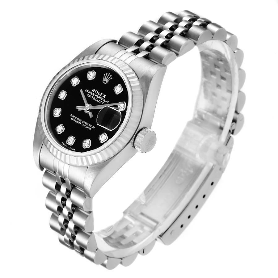 lady datejust black face