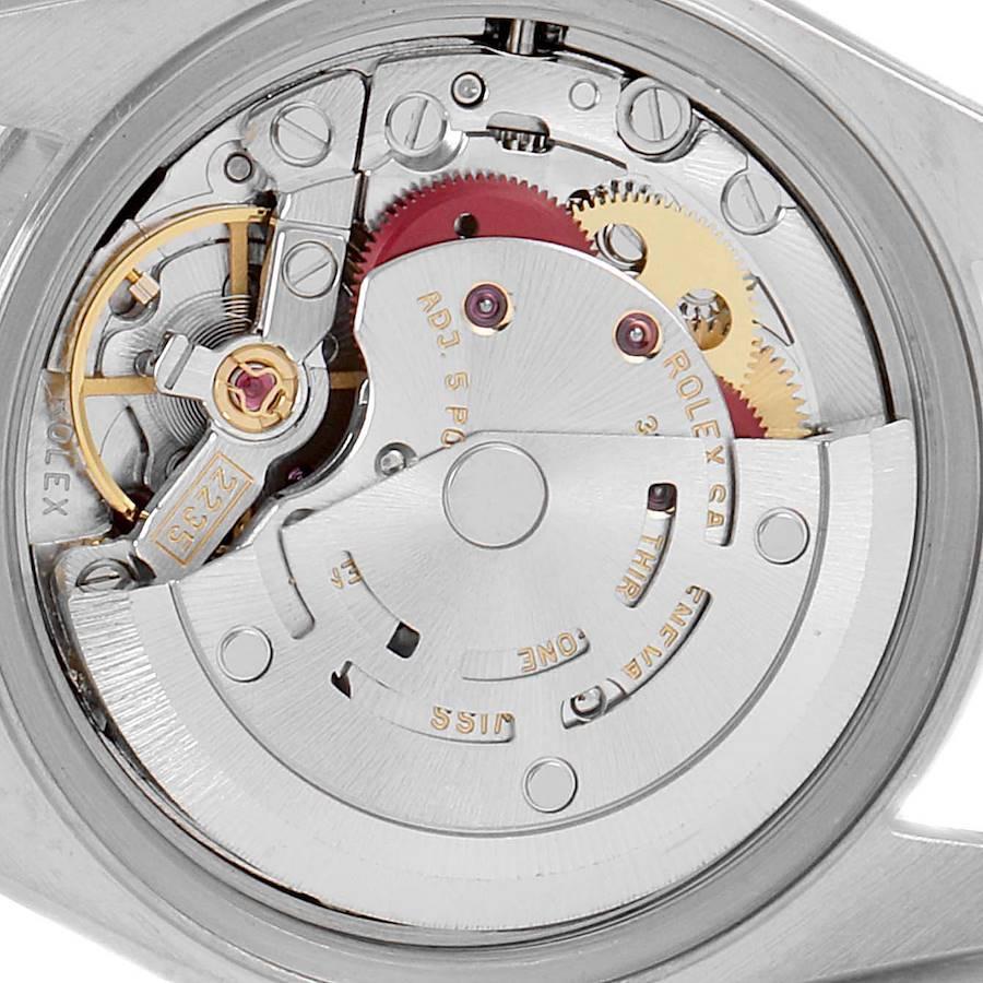 Rolex Datejust Steel White Gold Black Diamond Dial Ladies Watch 79174 For Sale 3