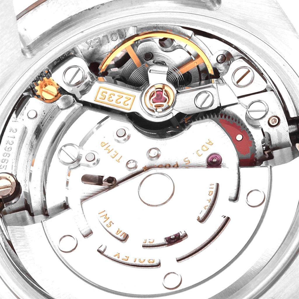 Rolex Datejust Steel White Gold Black Roman Dial Ladies Watch 179174 4