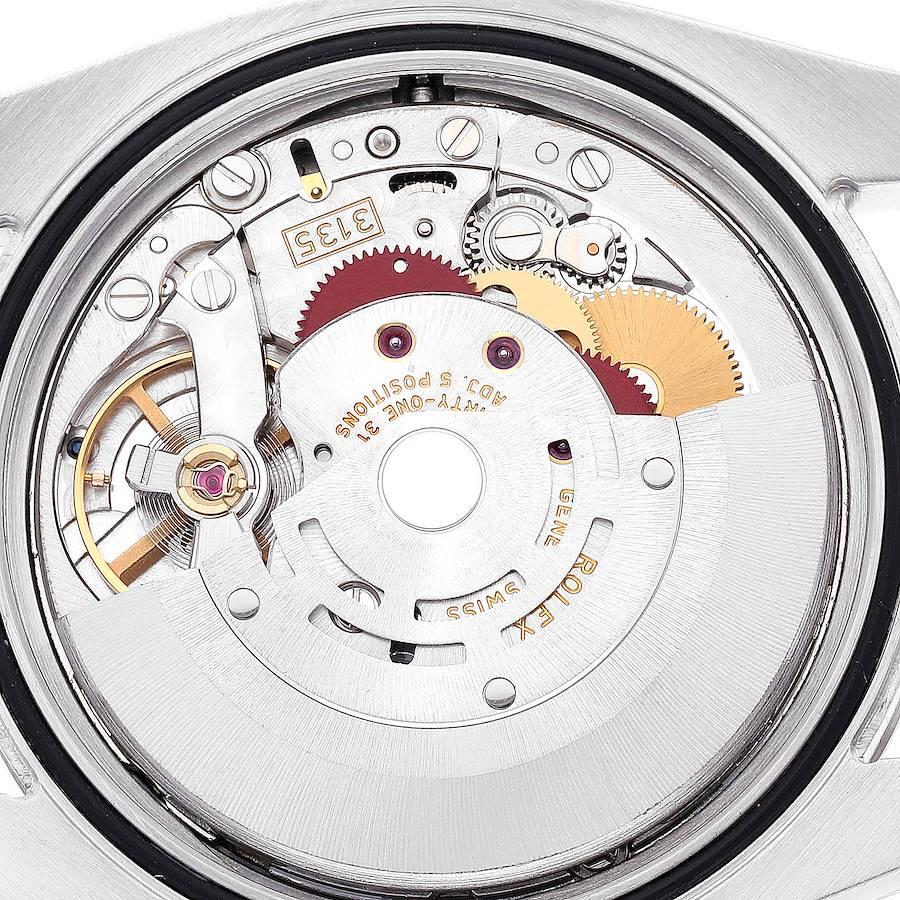 Rolex Montre Datejust à cadran concentrique en acier et or blanc avec cadran bleu 116234 en vente 4