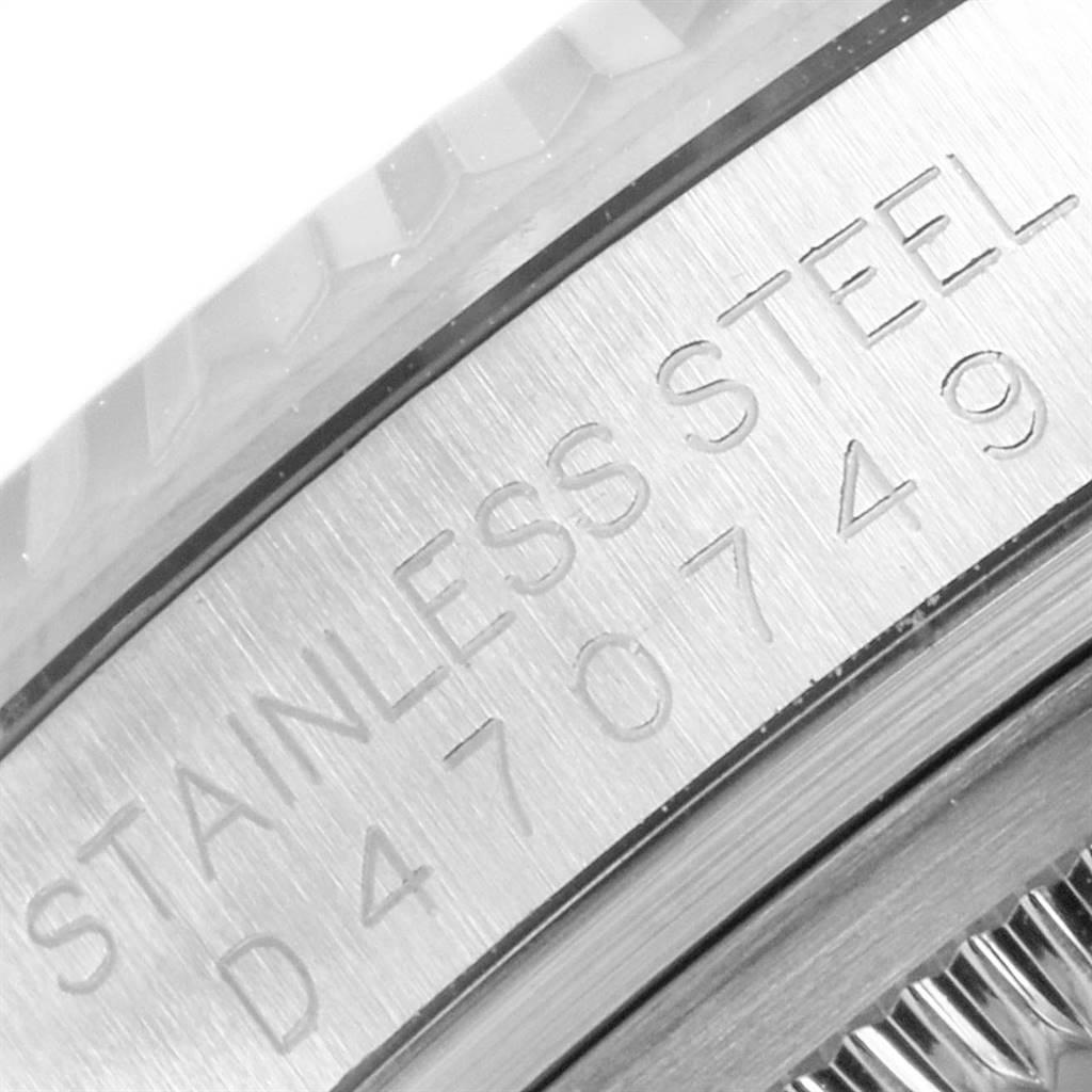 Rolex Datejust Steel White Gold Blue Dial Steel Men's Watch 116234 For Sale 4