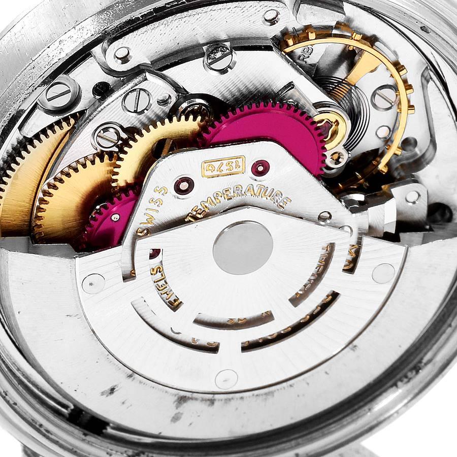 Rolex Datejust Steel White Gold Blue Dial Vintage Watch 1601 4