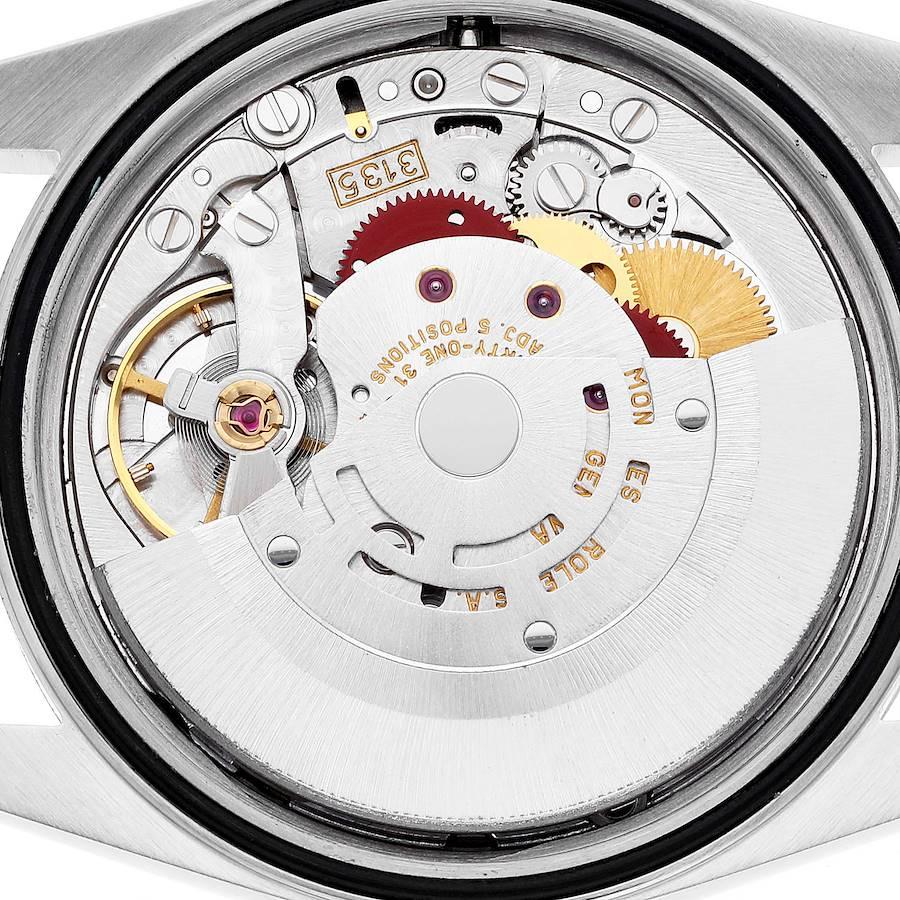 Rolex Datejust Steel White Gold Blue Vignette Diamond Dial Mens Watch 16234 4