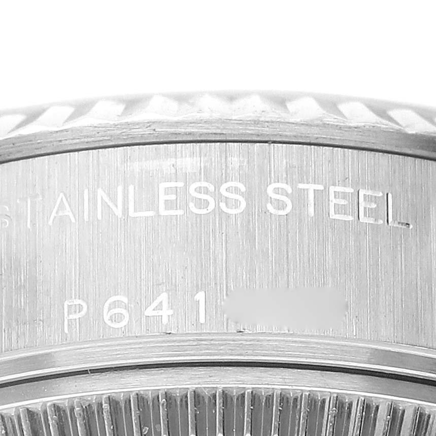 Rolex Datejust Steel White Gold Diamond Dial Ladies Watch 79174 2
