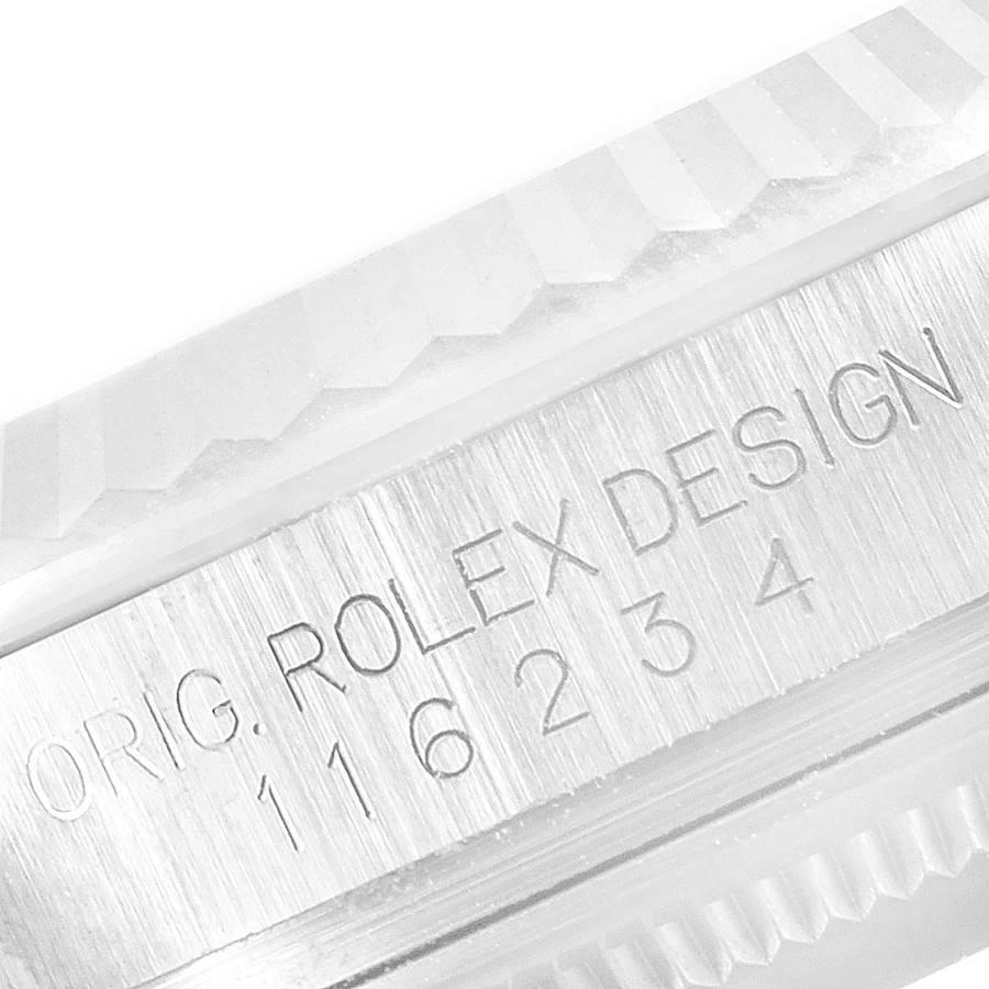 Men's Rolex Datejust Steel White Gold Diamond Dial Mens Watch 116234 For Sale