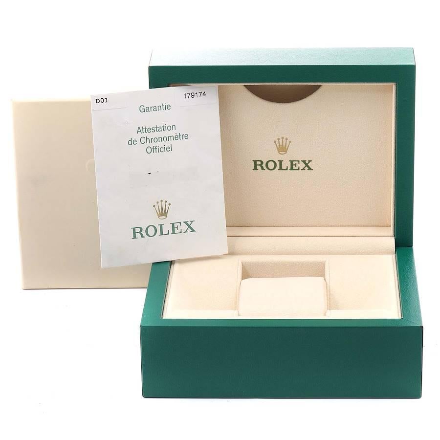 Rolex Datejust Steel White Gold Diamond Ladies Watch 179174 Box Papers For Sale 8