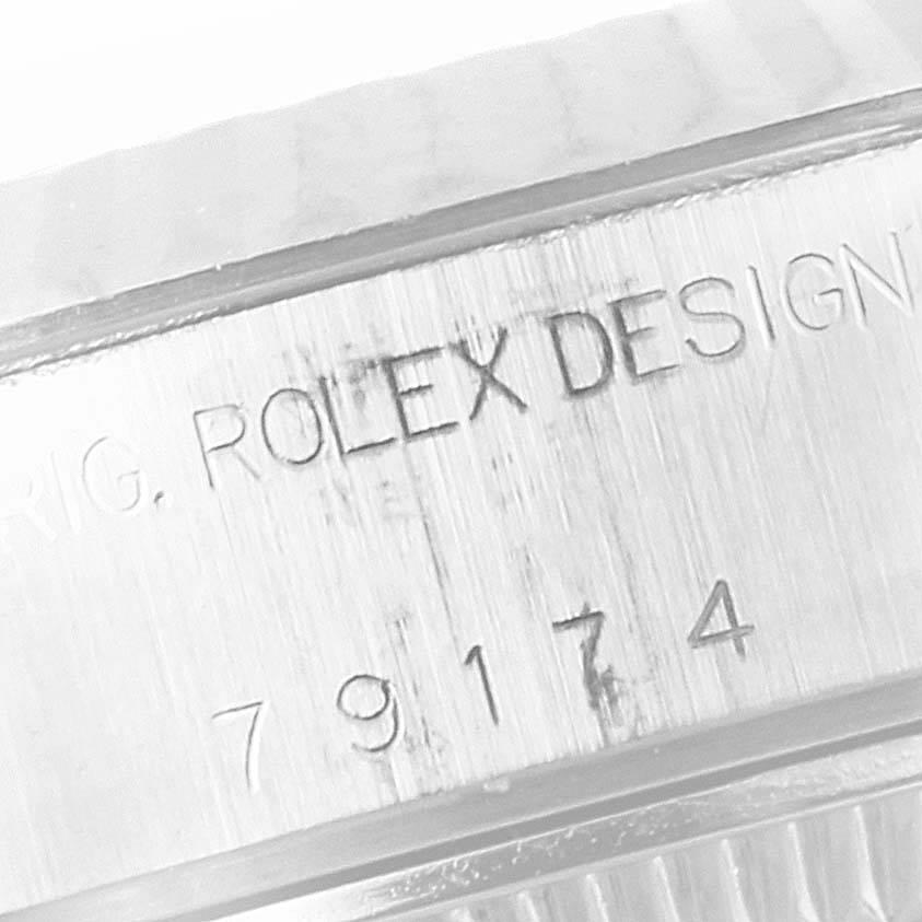 Rolex Datejust Steel White Gold Diamond Ladies Watch 79174 2