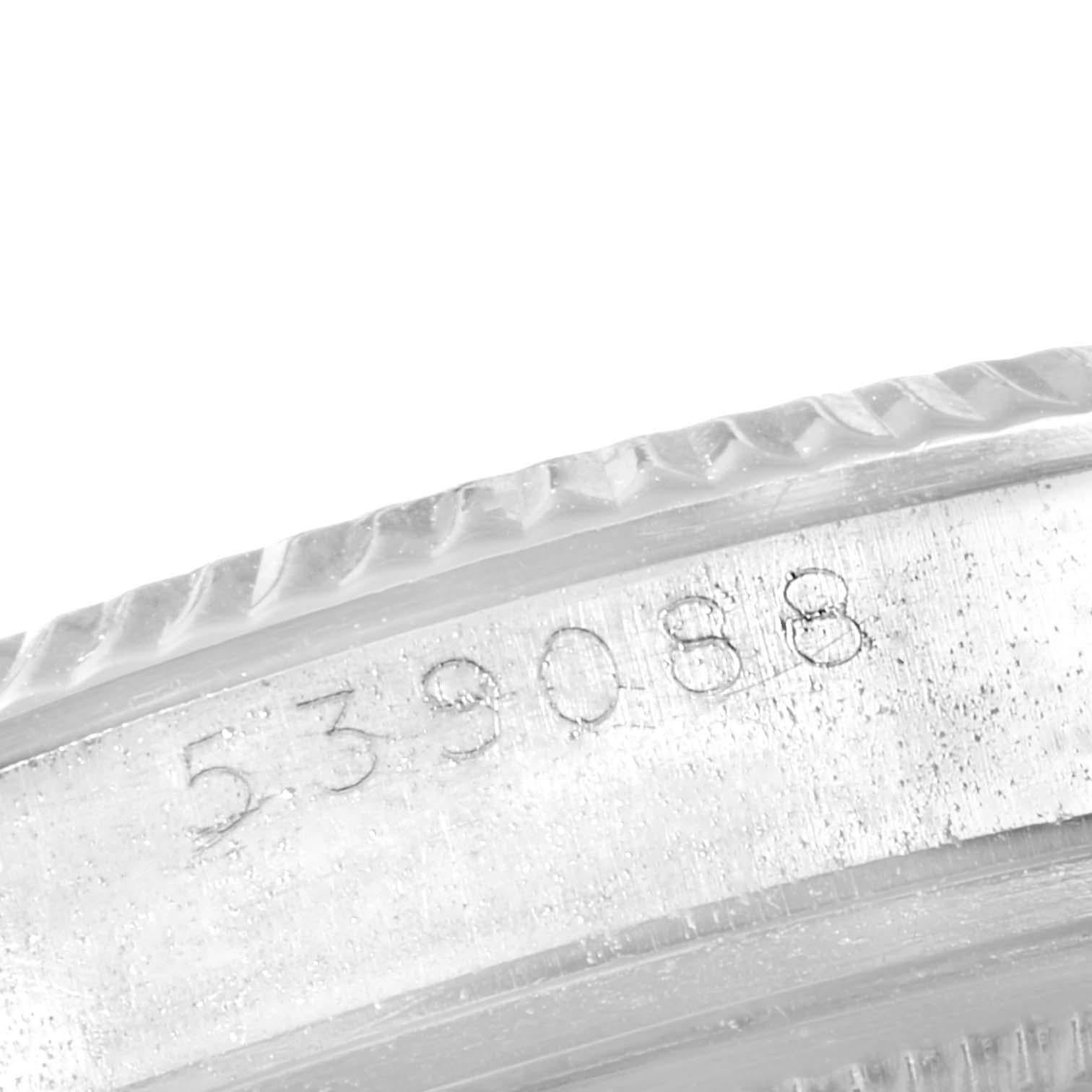 Rolex Datejust Steel White Gold Fluted Bezel Vintage Steel Watch 1601 For Sale 3