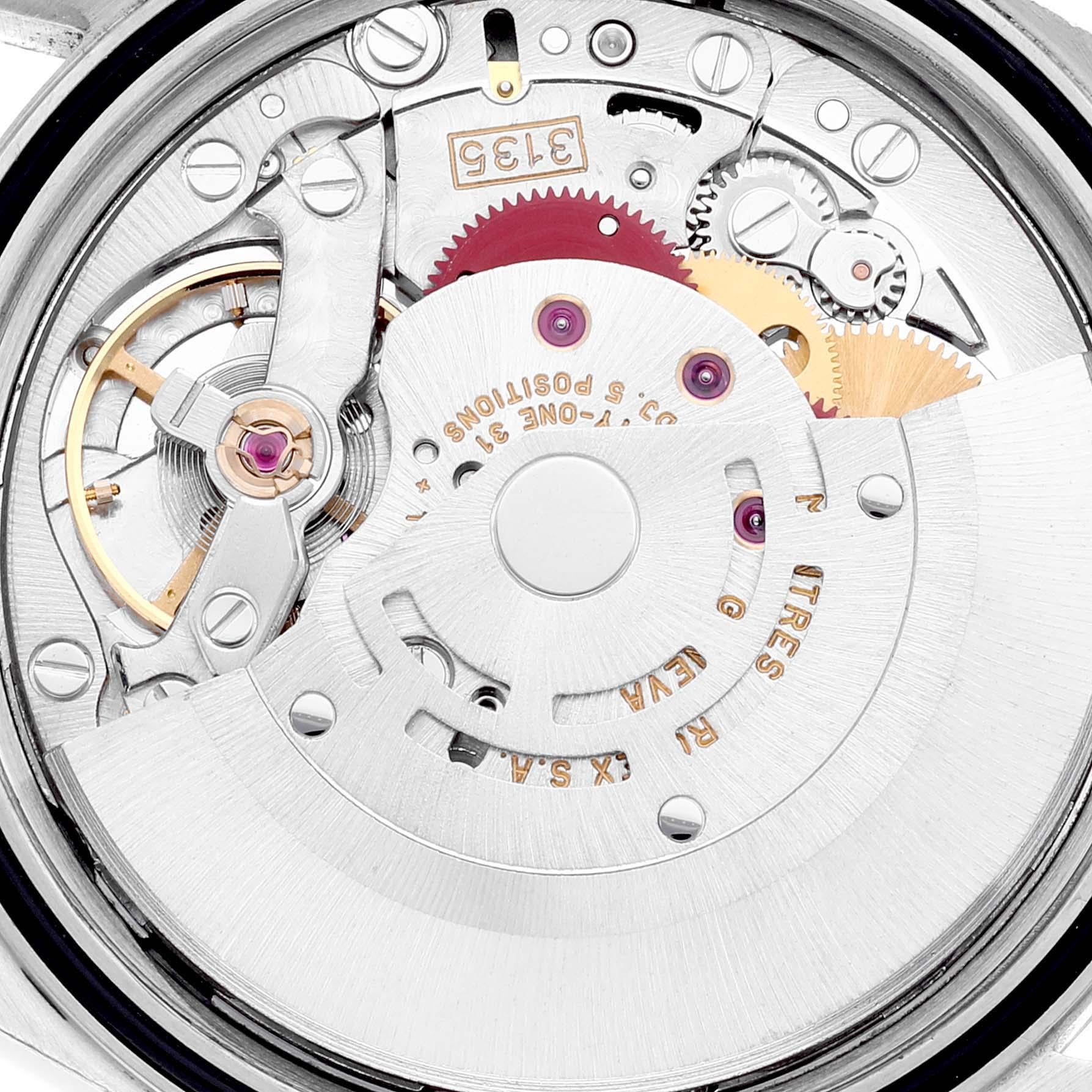 Rolex Datejust Stahl Weißgold grau römisches Zifferblatt Herrenuhr 16234 5