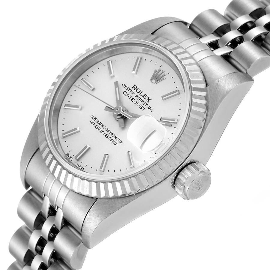 Rolex Datejust Steel White Gold Jubilee Bracelet Ladies Watch 69174 For Sale 1