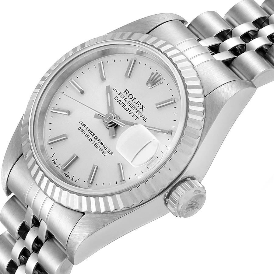 Rolex Datejust Steel White Gold Jubilee Bracelet Ladies Watch 69174 1