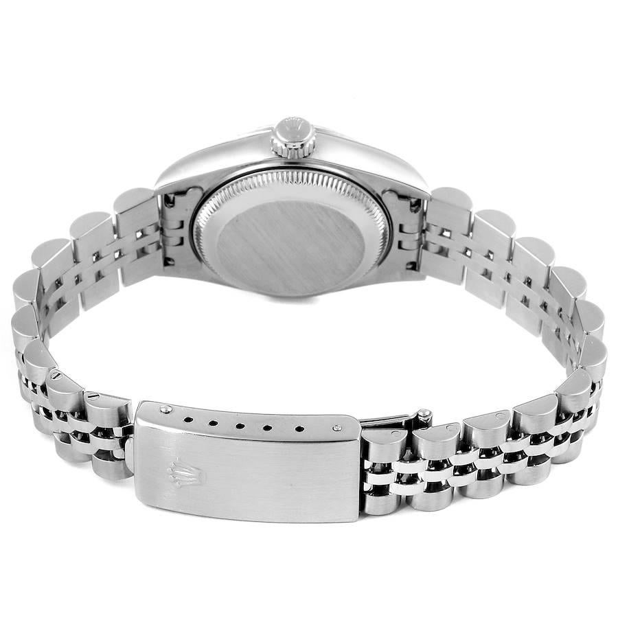 Rolex Datejust Steel White Gold Jubilee Bracelet Ladies Watch 69174 For Sale 5