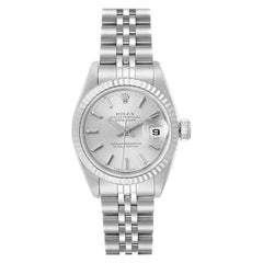 Rolex Datejust Steel White Gold Jubilee Bracelet Ladies Watch 69174