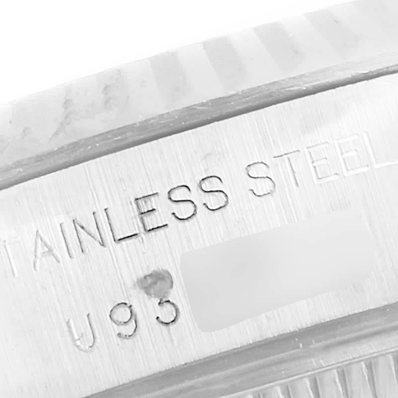 Rolex Datejust Steel White Gold Jubilee Bracelet Ladies Watch 69174 Papers 3