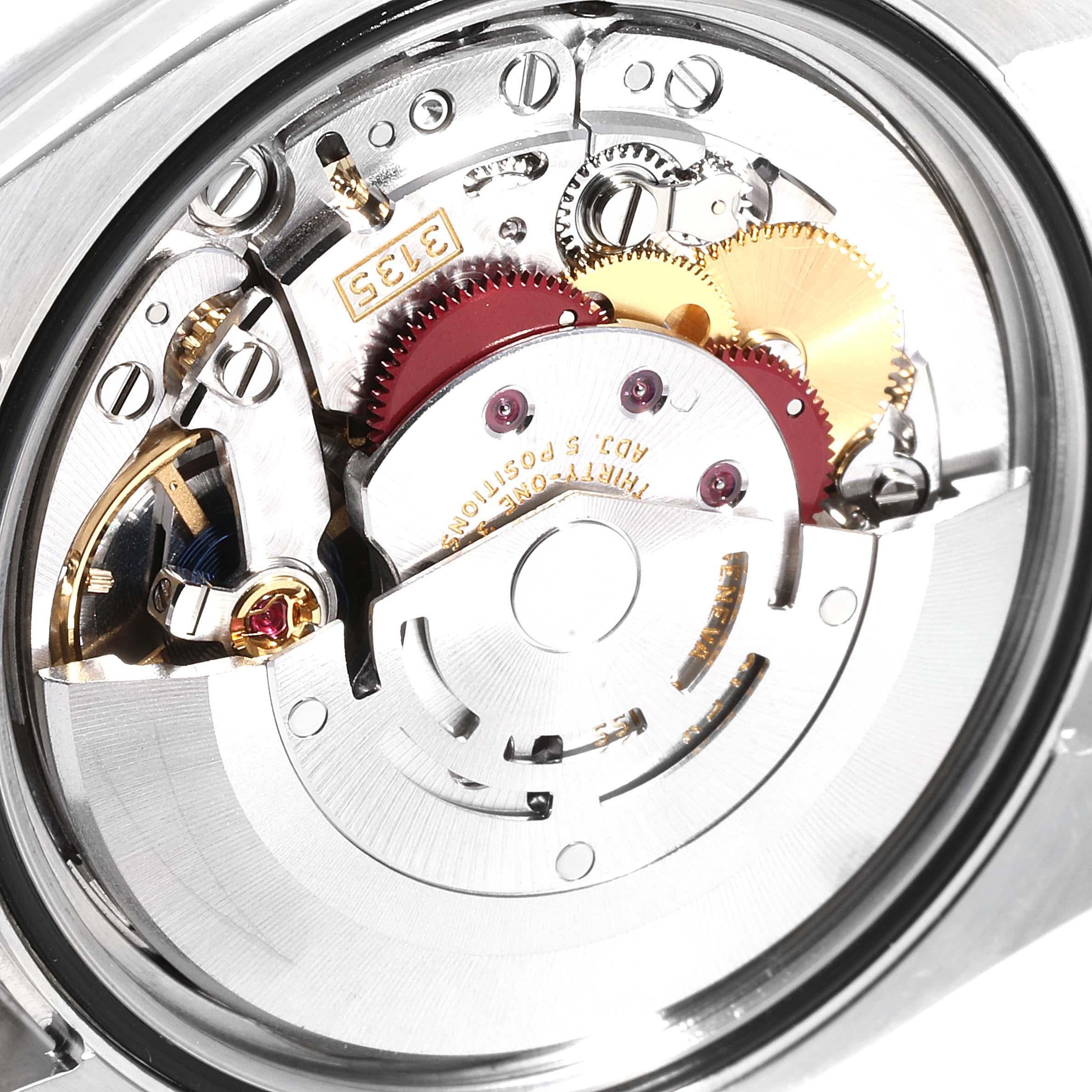 Rolex Datejust Steel White Gold Jubilee Bracelet Men's Watch 116234 For Sale 3