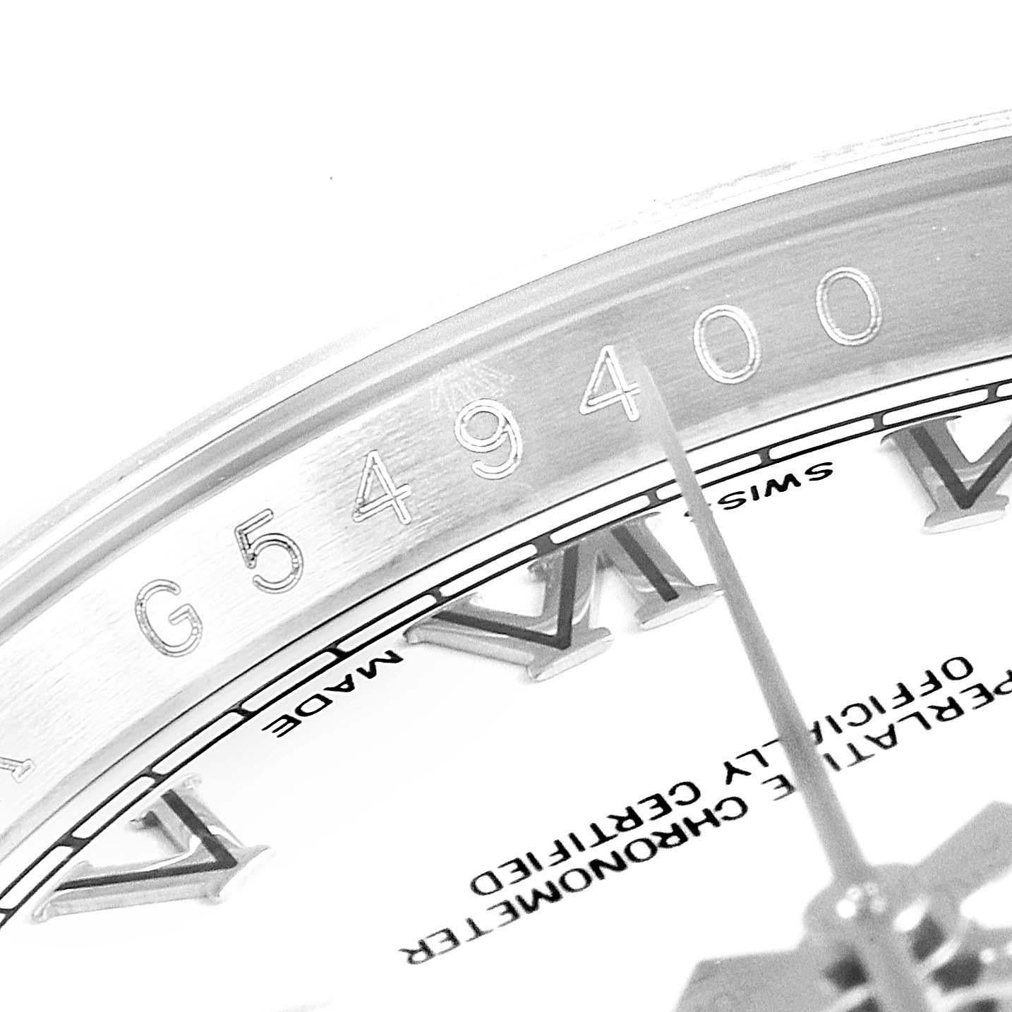 Rolex Datejust Steel White Gold Jubilee Bracelet Men's Watch 116234 For Sale 4
