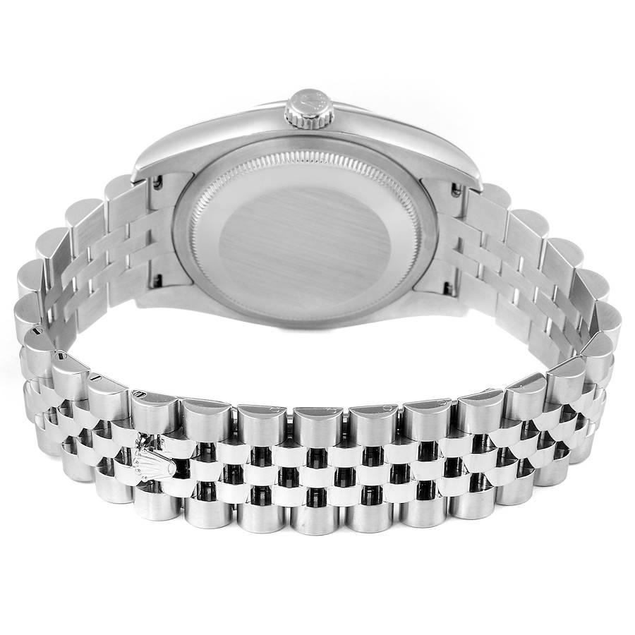 Rolex Datejust Steel White Gold Jubilee Bracelet Men's Watch 116234 6
