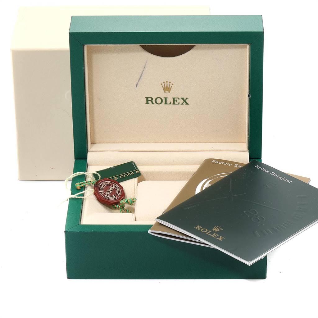 Rolex Datejust Steel White Gold Jubilee Bracelet Watch 116234 For Sale 7