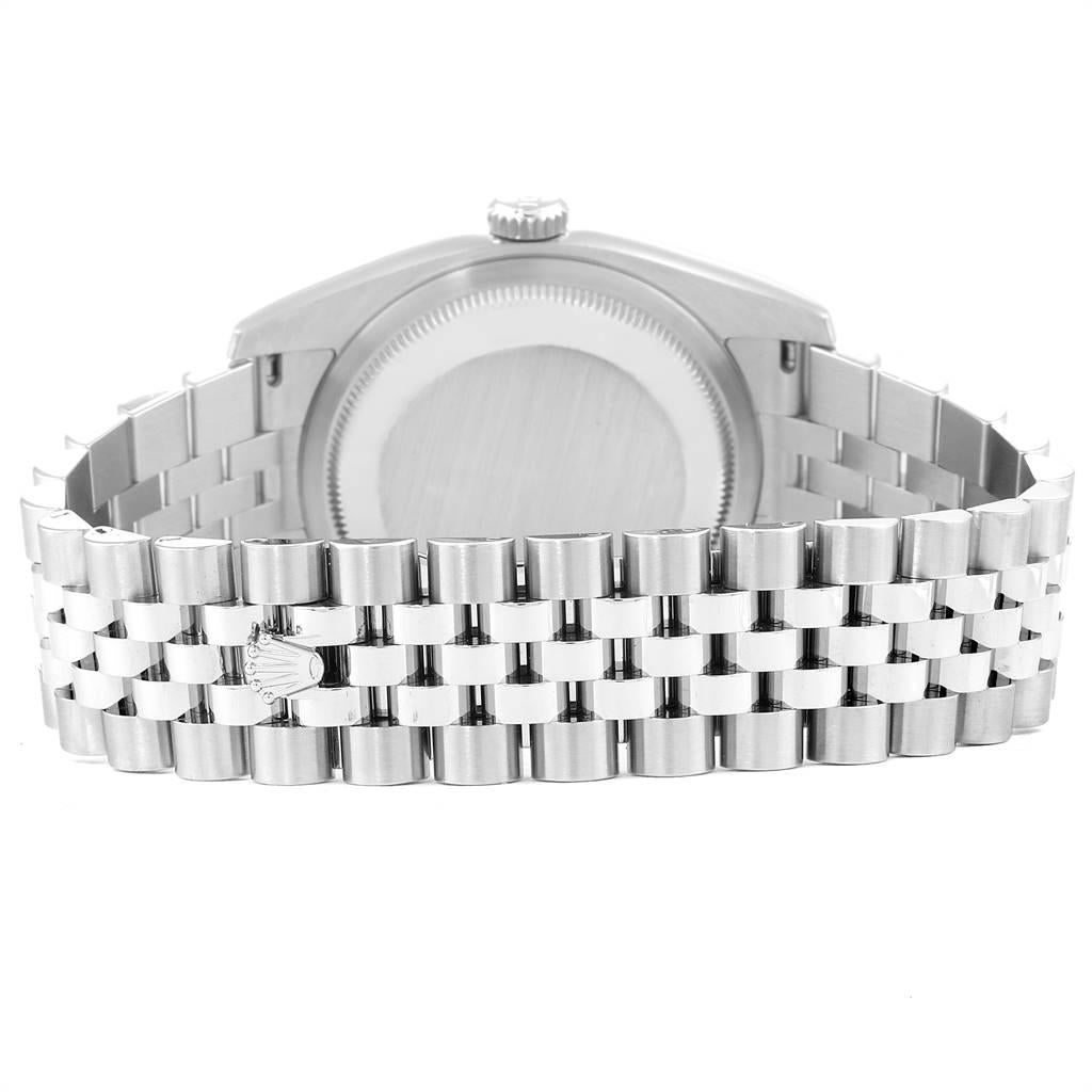 Rolex Datejust Steel White Gold Jubilee Bracelet Watch 116234 For Sale 5