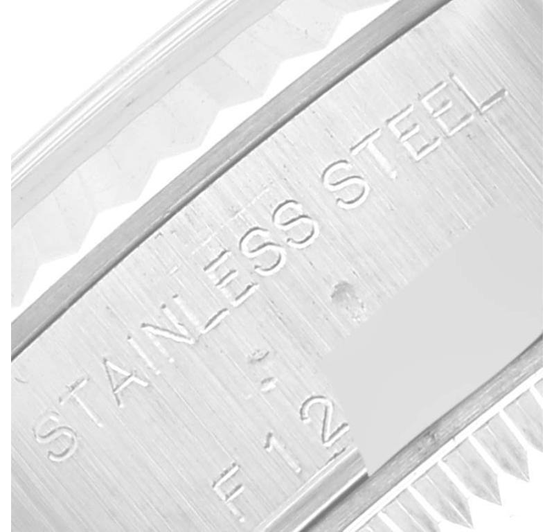 Rolex Datejust Steel White Gold Ladies Watch 79174 Papers 3
