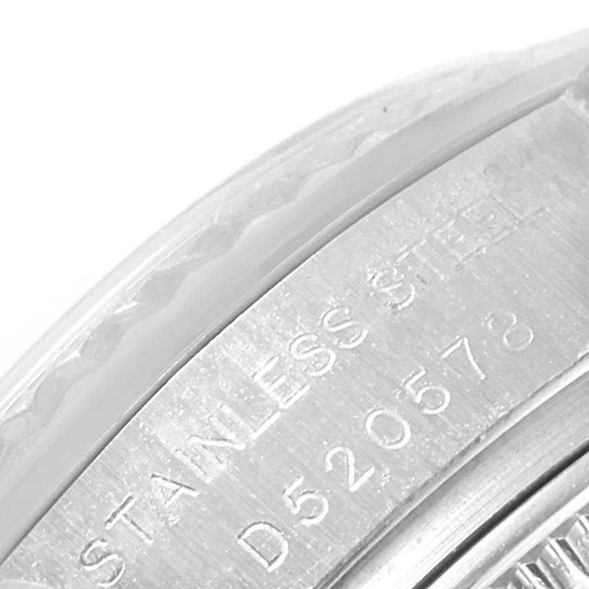 Rolex Datejust Steel White Gold MOP Diamond Dial Ladies Watch 179174 For Sale 4