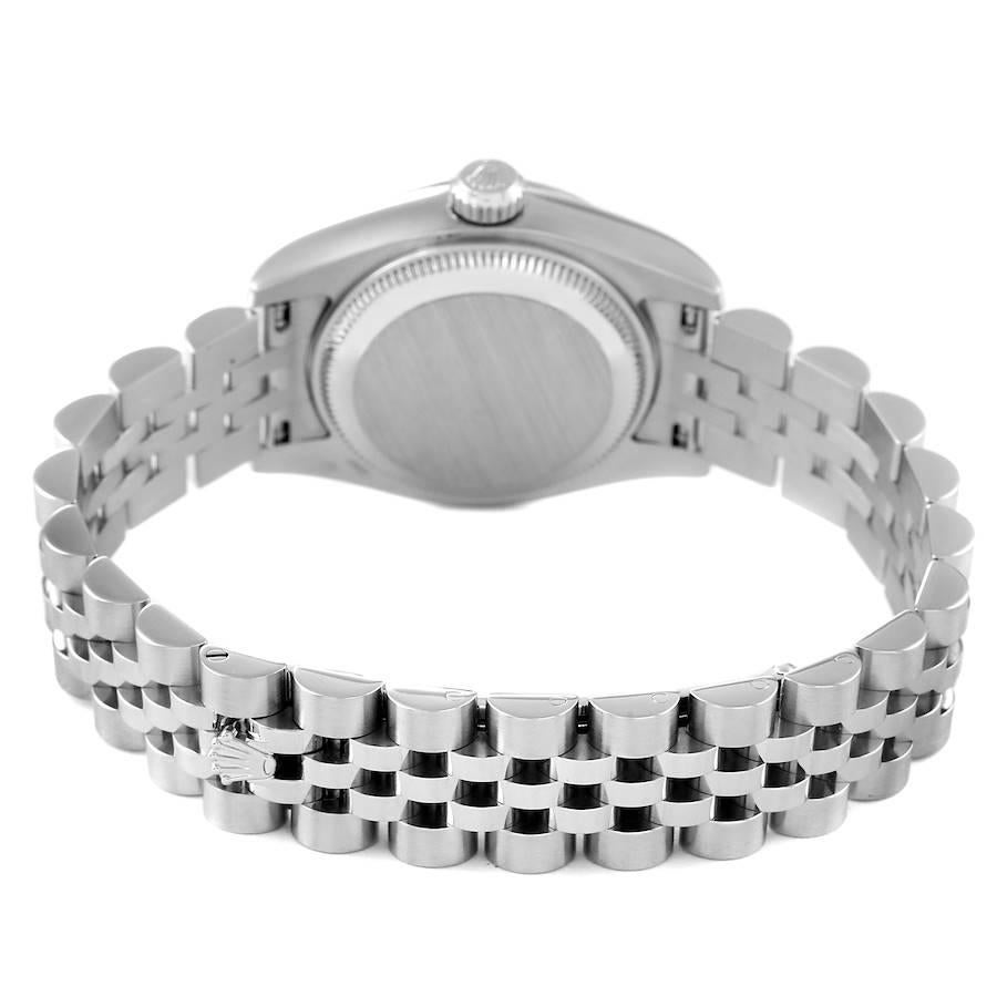 Rolex Datejust Steel White Gold MOP Diamond Dial Ladies Watch 179174 4