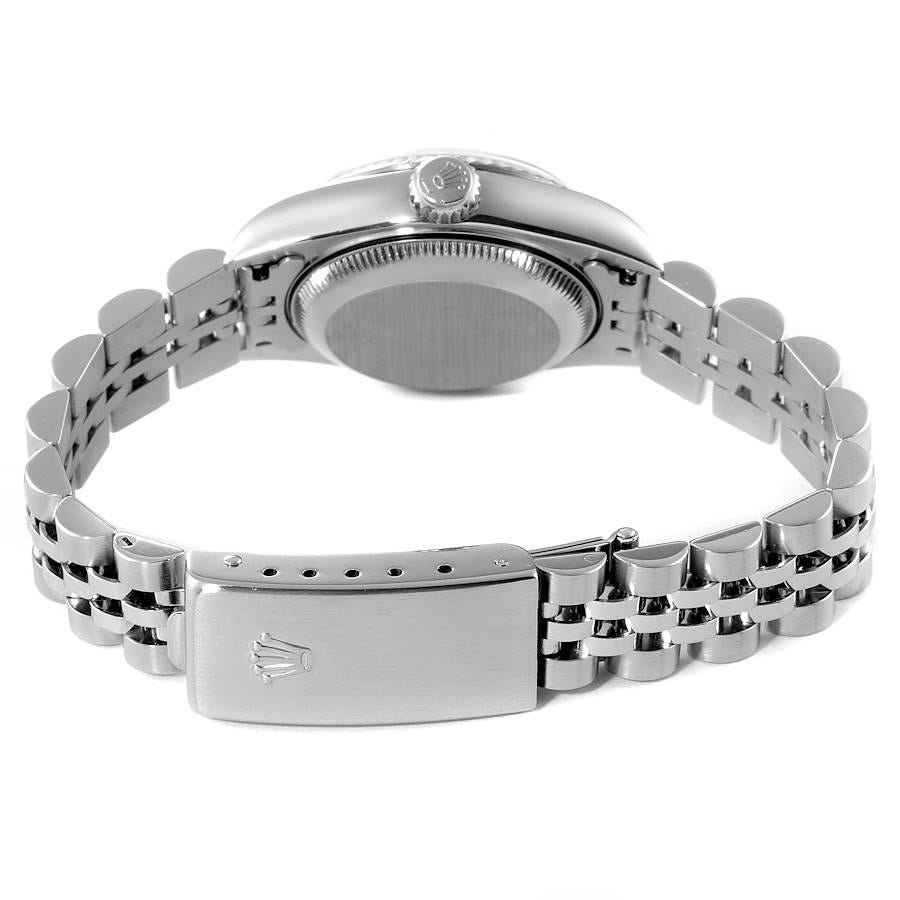 Rolex Datejust Steel White Gold MOP Diamond Dial Ladies Watch 79174 3