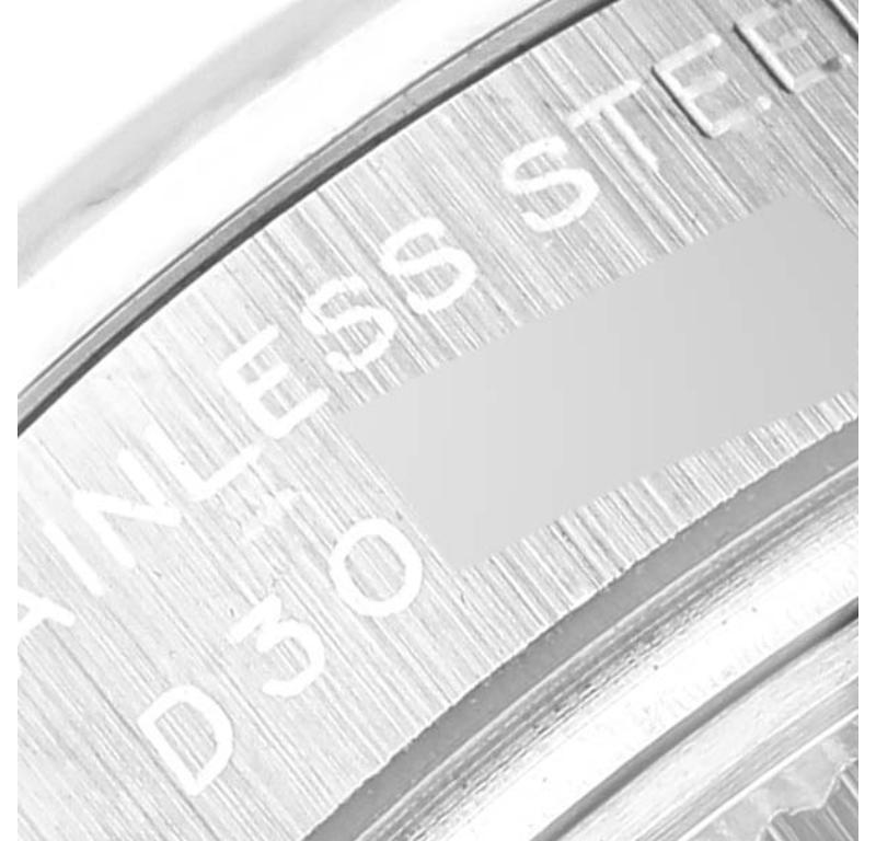 Rolex Montre Datejust en acier et or blanc avec cadran en nacre, pour femmes 179174 en vente 3