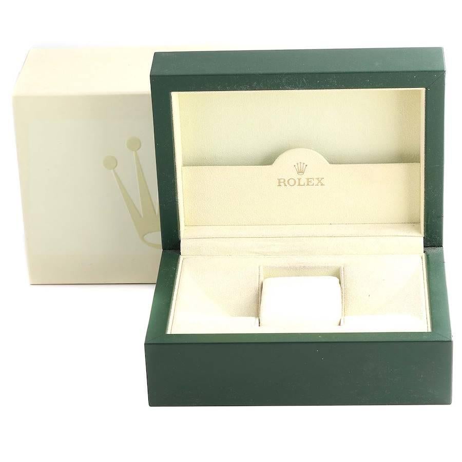 Rolex Montre Datejust en acier et or blanc avec cadran en nacre et rubis 179174 en vente 7
