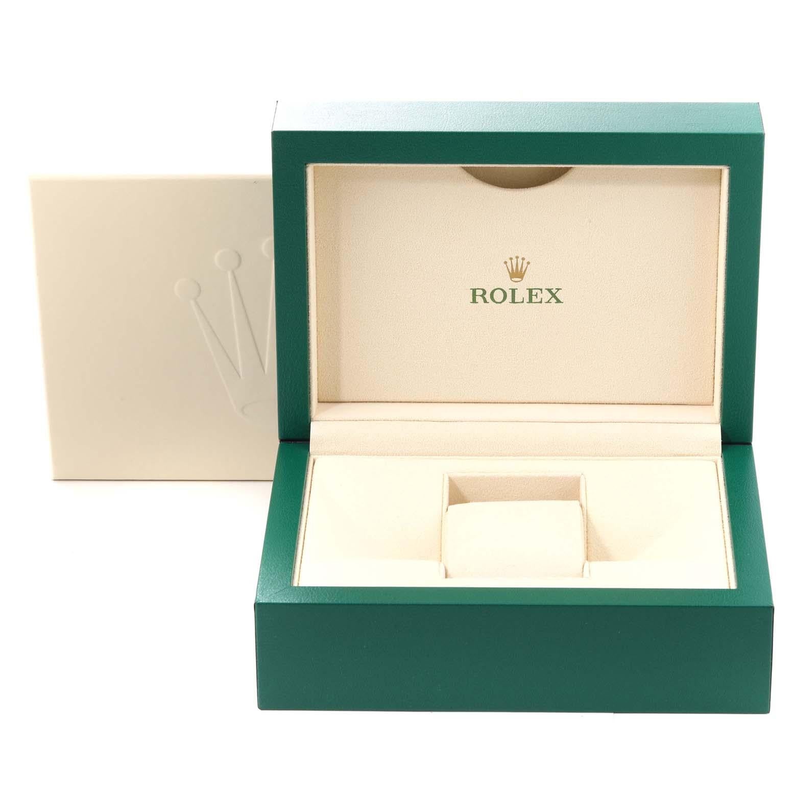 Rolex Montre Datejust en acier et or blanc avec cadran en nacre et rubis 179174 en vente 7