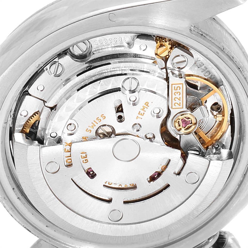 Rolex Datejust Steel White Gold Rhodium Roman Dial Ladies Watch 179174 4